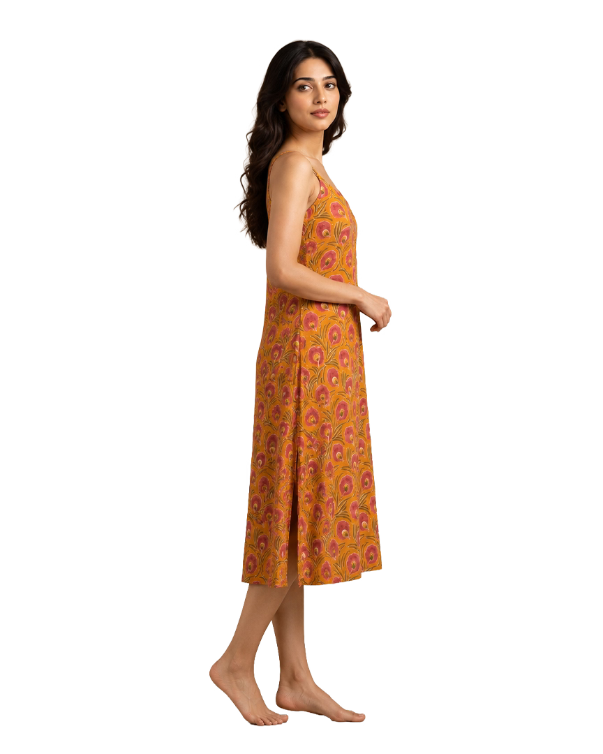 The Mustard Marigold Strappy Kurti