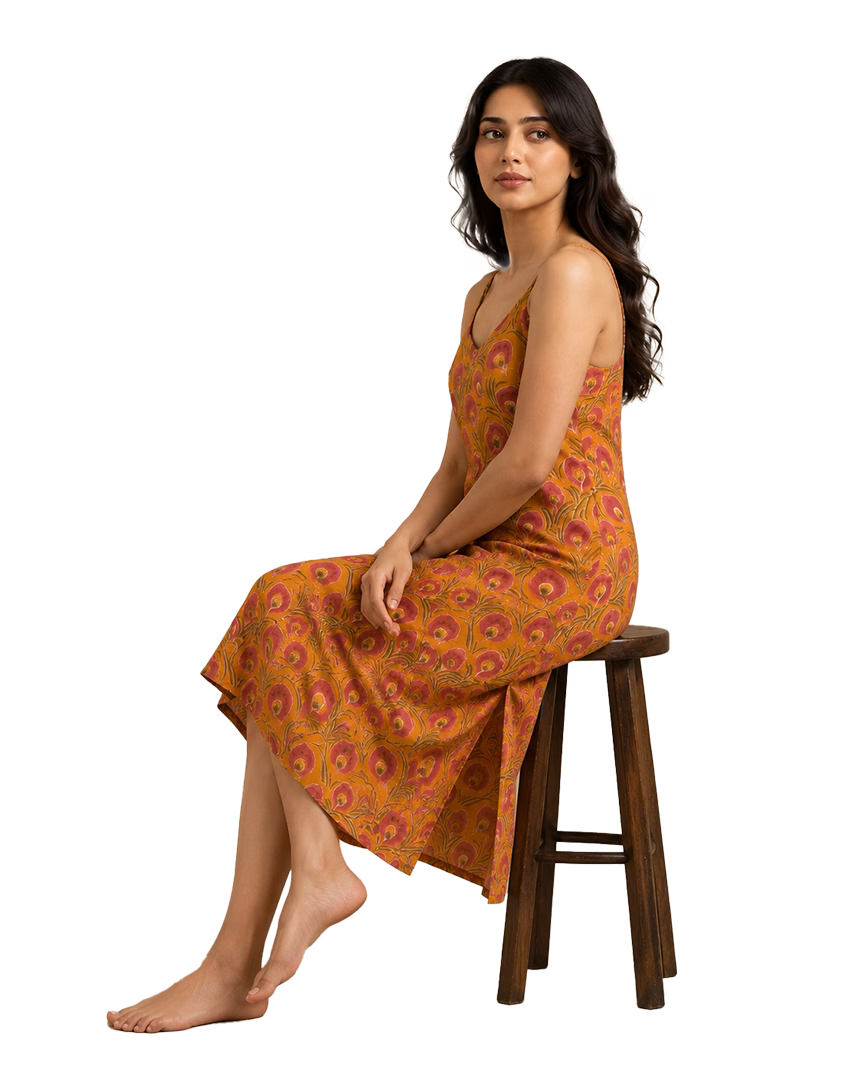 The Mustard Marigold Strappy Kurti