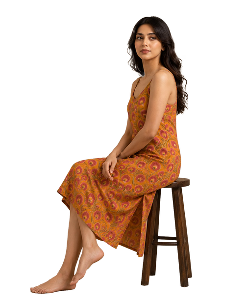 The Mustard Marigold Strappy Kurti